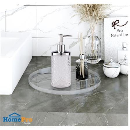 MOYA SOAP DISPENSER GL0042A-LD CLEAR GLASS H20XW8XD8 CM