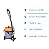 ELBA EV 6720  20L VACUUM CLEANER