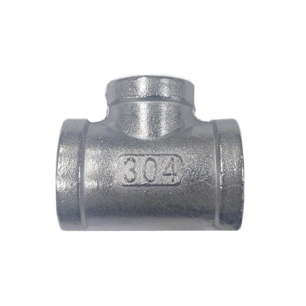 AMAN STAINLESS STEEL RED TEE VIP STR-3/4x1/2"