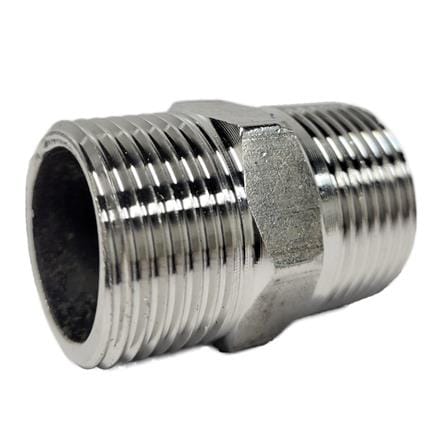 AMAN STAINLESS STEEL NIPPLE VIP-SNP-3/4"