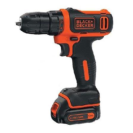 BLACK & DECKER 10.8V CORDLESS DRILL DRIVER BDCDD12HS WITH ACCESSORIES