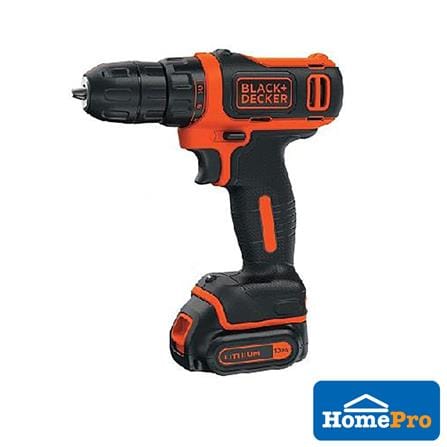 BLACK & DECKER 10.8V CORDLESS DRILL DRIVER BDCDD12HS WITH ACCESSORIES