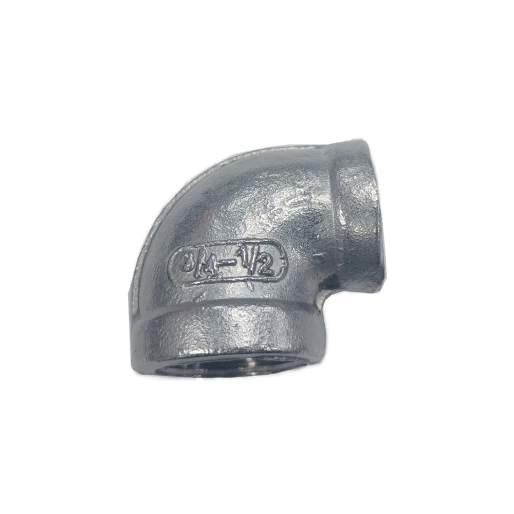 AMAN STAINLESS STEEL REDUCING ELBOW VIP-SER-1/2x3/4"
