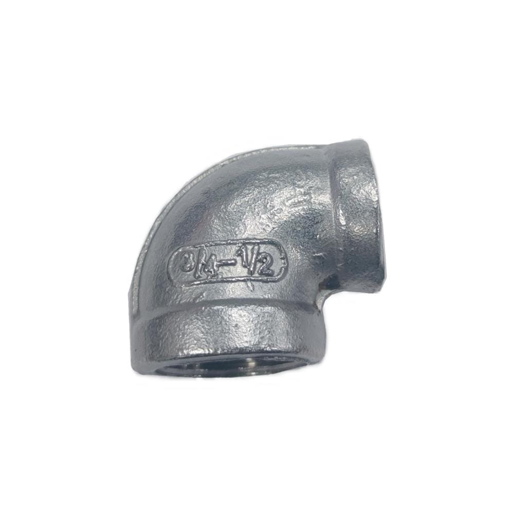 AMAN STAINLESS STEEL REDUCING ELBOW VIP-SER-1/2x3/4"
