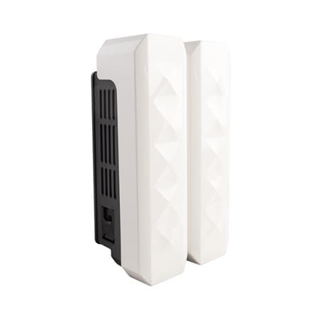 MOYA 2-CHAMBER WALL SOAP DISPENSER HSD-7016-2 WHITE (H23.50XW14XD7.50 CM)
