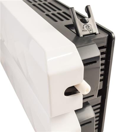 MOYA 2-CHAMBER WALL SOAP DISPENSER HSD-7016-2 WHITE (H23.50XW14XD7.50 CM)