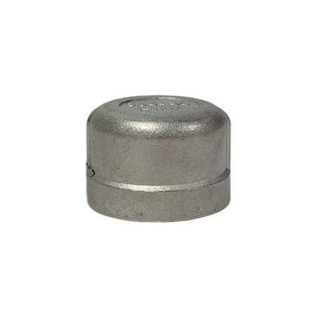 AMAN STAINLESS STEEL ROUND CAP 3/4" VIP - SEC - 3/4"