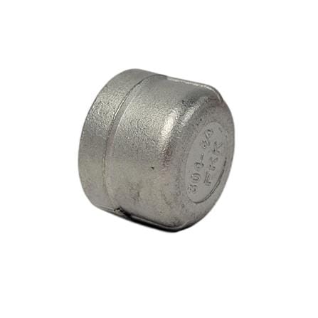 AMAN STAINLESS STEEL ROUND CAP 3/4" VIP - SEC - 3/4"