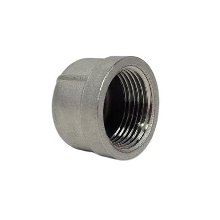AMAN STAINLESS STEEL ROUND CAP 3/4" VIP - SEC - 3/4"
