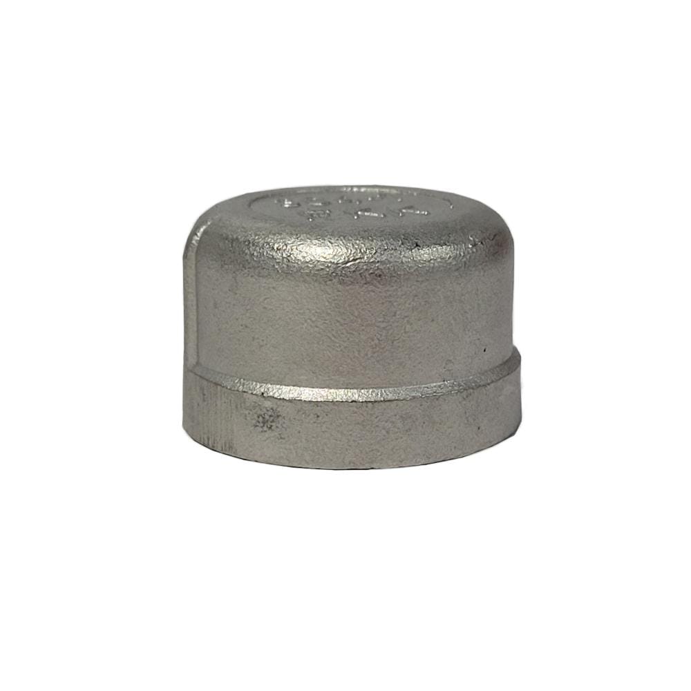 AMAN STAINLESS STEEL ROUND CAP 1" VIP - SEC - 1"