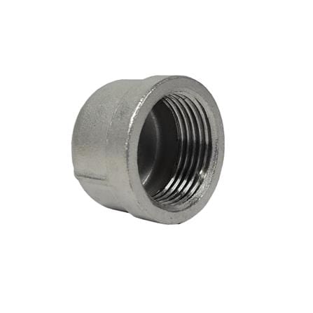 AMAN STAINLESS STEEL ROUND CAP 1" VIP - SEC - 1"