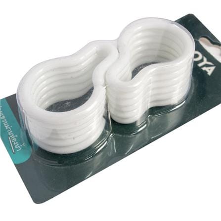 MOYA SHOWER CURTAIN HOOK HK-01 WHITE