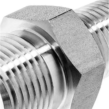 AMAN STAINLESS STEEL RED NIPPLE VIP-SNR-3/4 x 1/2"