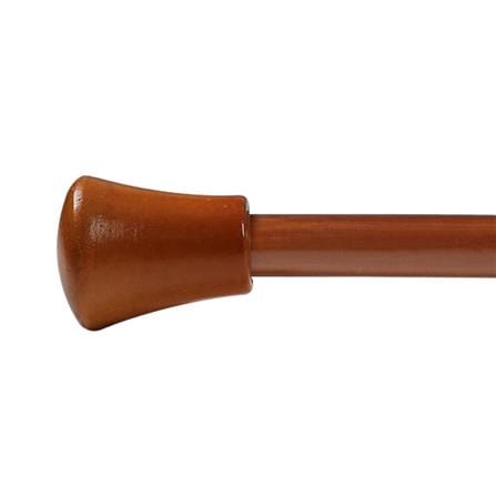 HLS ZJ SINGLE LAYER OVAL WOOD ROD 1.5M BROWN