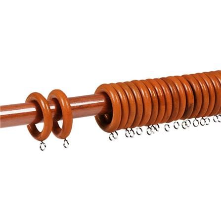 HLS ZJ SINGLE LAYER OVAL WOOD ROD H 2M BROWN