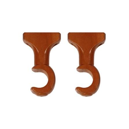 HLS ZJ SINGLE LAYER WOOD BALL CURTAIN ROD 1.5M BROWN