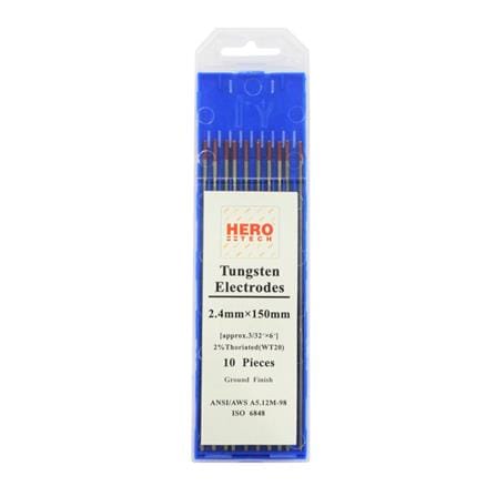 HEROTECH TUNGSTEN WT20 TH02 2.4MM*150L BAG SEALER (RED