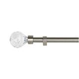STEEL TENSION ROD HOME LIVING STYLE DEW DROP 110-210CM SILVER