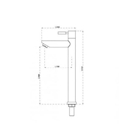 FILTON BASIN FAUCET TF-TB1002S STAINLESS STEEL 304