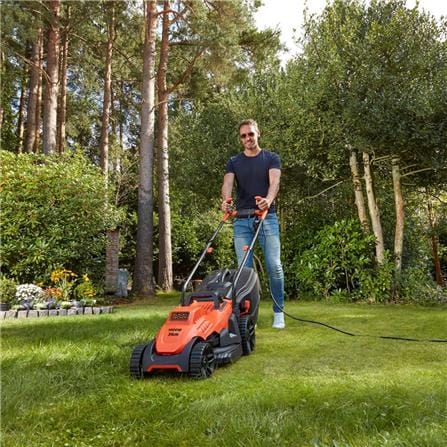 BLACK & DECKER LAWN MOWER 38CM 1600W BEMW471BH-XD