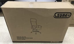 FURDINI OFFICE CHAIR  WA328 W57XW57XH122 BLACK