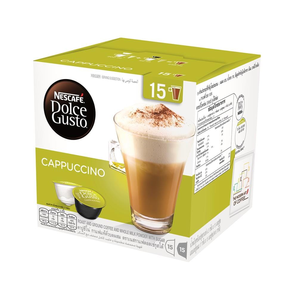 NESCAFE DOLCE GUSTO CAPSULES CAPPUCCINO 8 CUPS