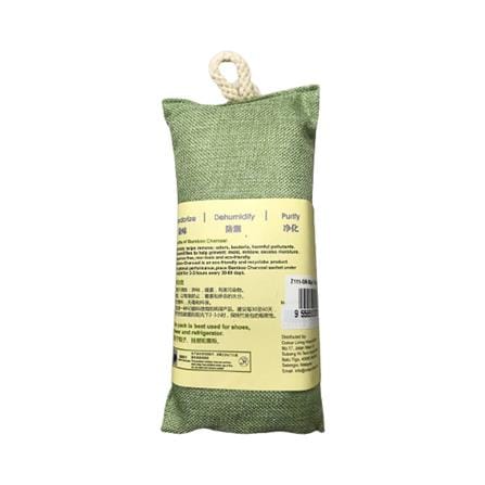 HOME+ BAMMBOO CHARCOAL SACHET WITH STRING 80G X 2 GREEN