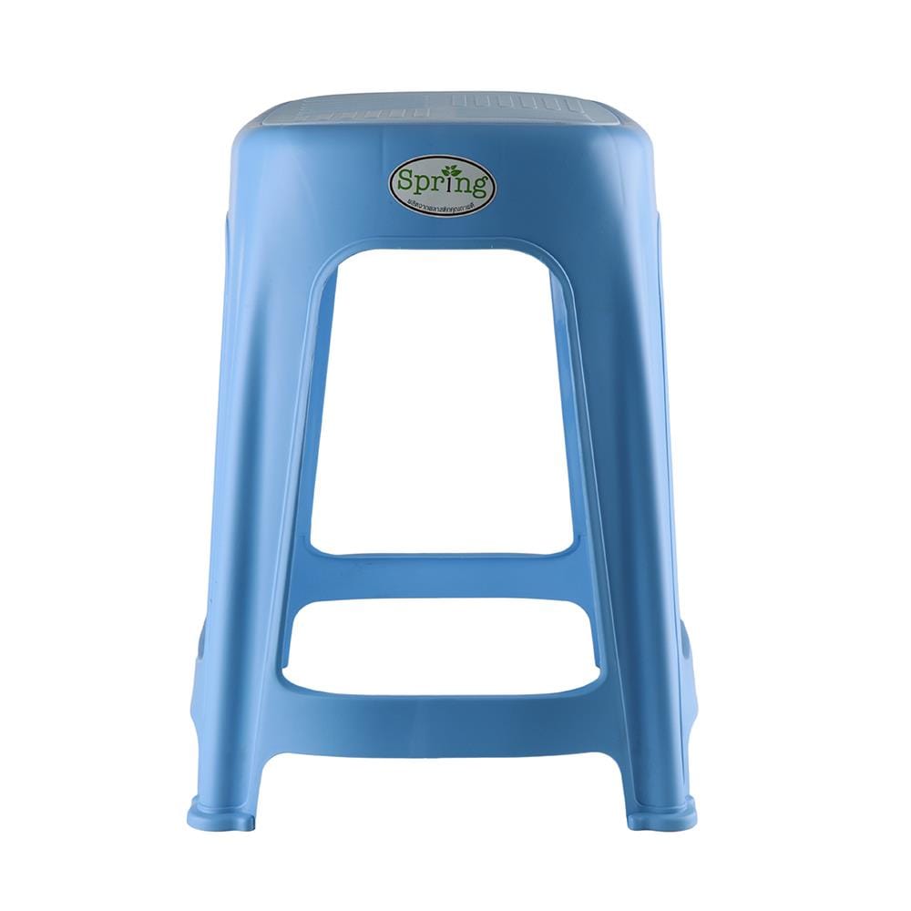 HOMEPRO SPRING CHAIR PLASTIC PP TWO TONE LBL W37.5XD34XH46 CM BLUE