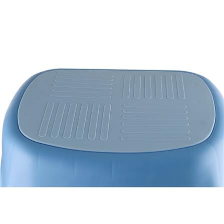 HOMEPRO SPRING CHAIR PLASTIC PP TWO TONE LBL W37.5XD34XH46 CM BLUE