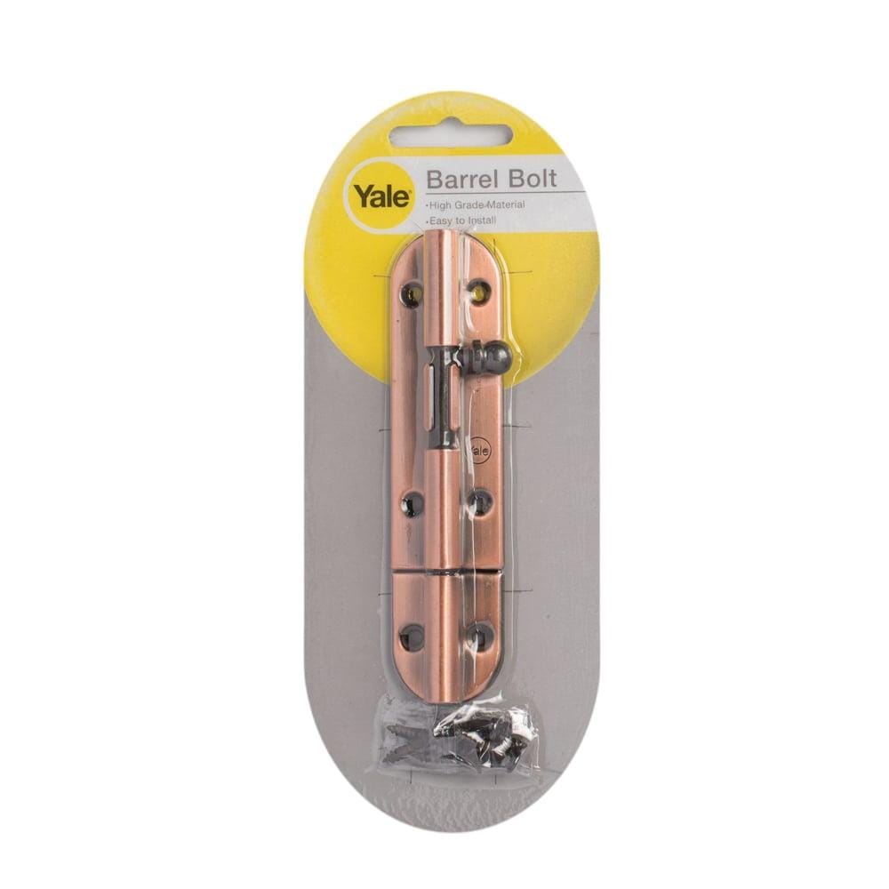 YALE 4" BOLT BA-90704ACP1 ANTIQUE COPPER