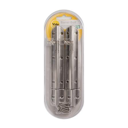 YALE 6" BOLT BA90706SSP2 STAINLESS STEEL 2EA/PACK