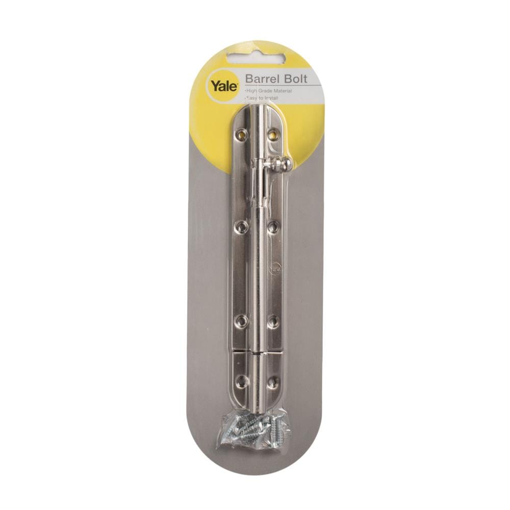 DOOR BOLT YALE BA-90706SNP1 6" STAINLESS STEEL