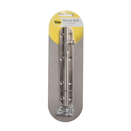 DOOR BOLT YALE BA-90706SNP1 6" STAINLESS STEEL