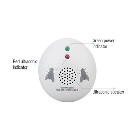 AOKEMAN ULTRASONIC HOUSEFLY REPELLER BO-150 WHITE EACH