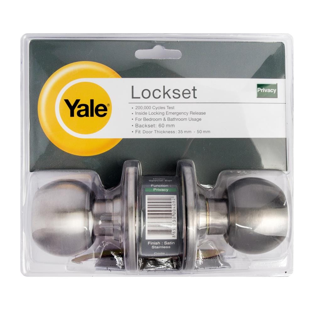 YALE KN-VCA5222US32D STAINLESS STEEL BATHROOM KNOB