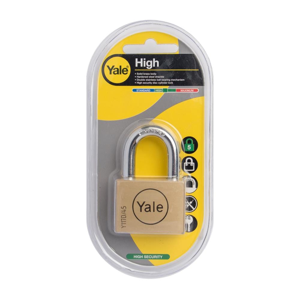 PADLOCK YALE BD45 45MM