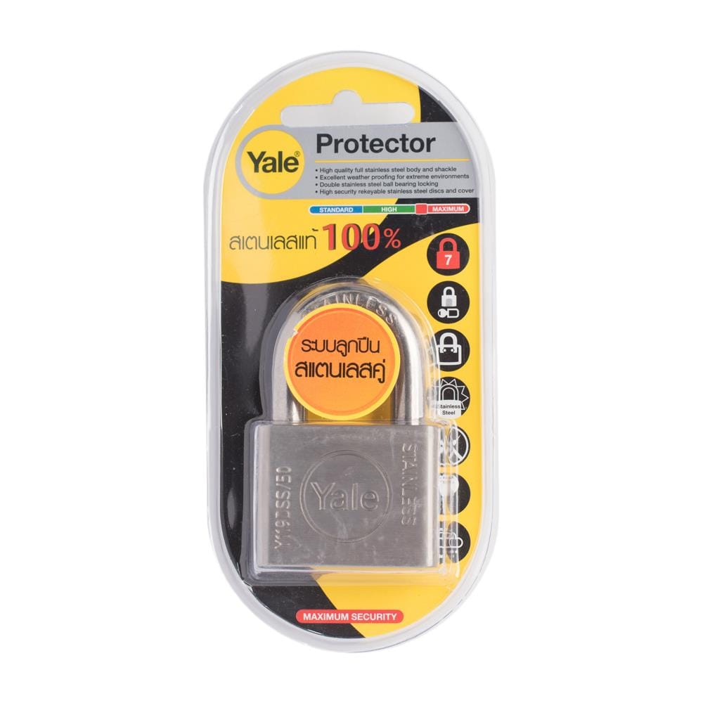 PADLOCK YALE Y119DSS 50MM STAINLESS STEEL