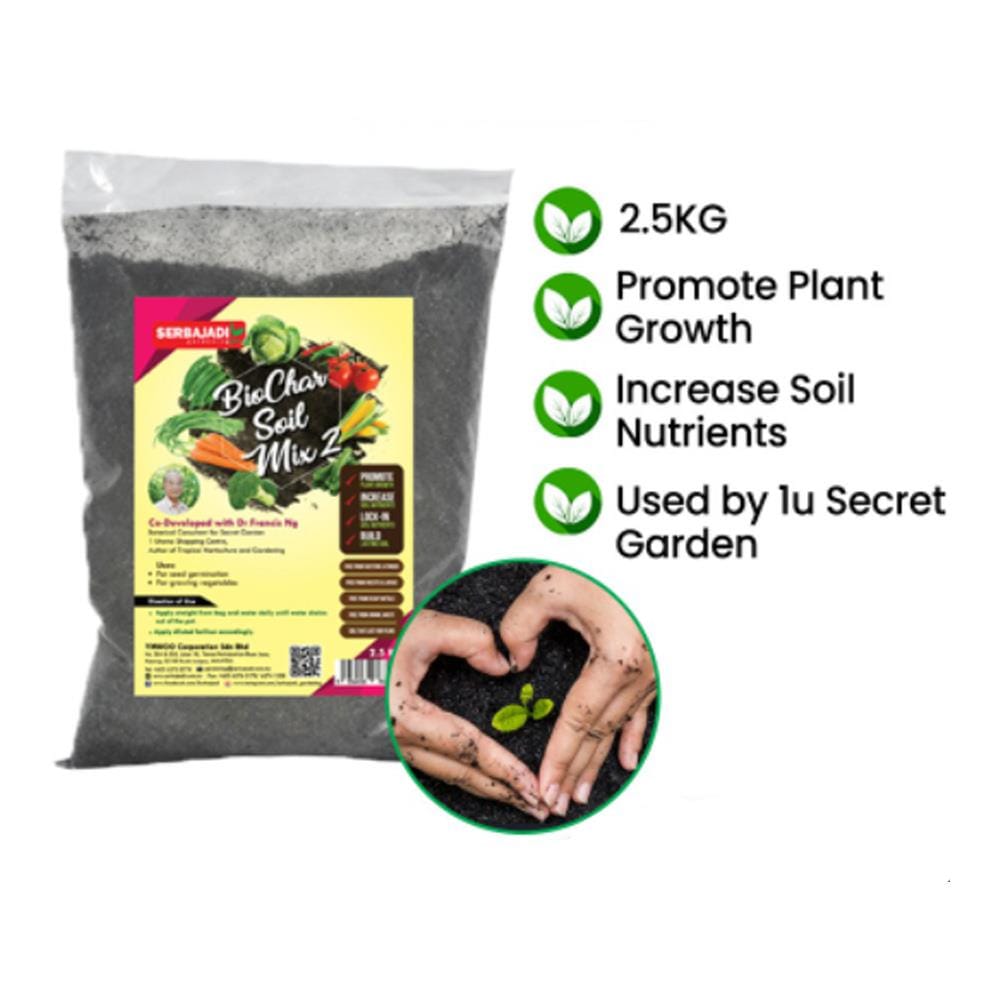 SERBAJADI BIOCHARSOIL MIX 1 (2.5KG)