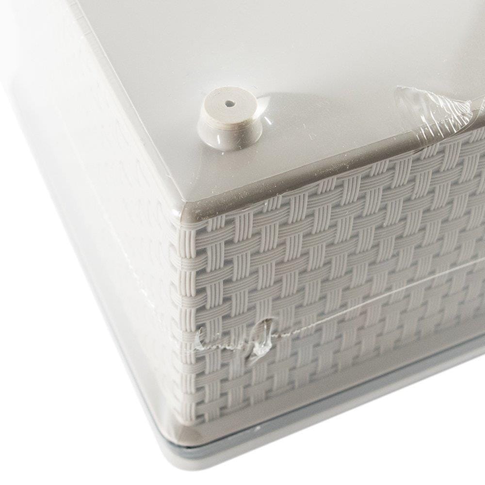 TISSUE BOX PP SAAN GRAY