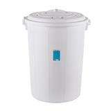 ROUND BUCKET WITH LOCK LID PLIM 115L (30.3.gl) WHITE