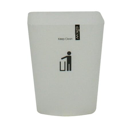 SQUARE DUSTBIN ACCO HH-222P 5.5L WHITE