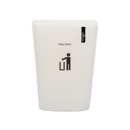 SQUARE DUSTBIN ACCO HH-224P 11L WHITE