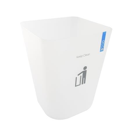 SQUARE DUSTBIN ACCO HH-224P 11L WHITE