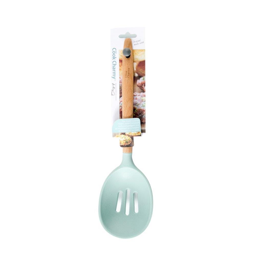 SLOTTED LADLE WITH WOODEN HANDLE ANZO COOK CHARMY SA2978C