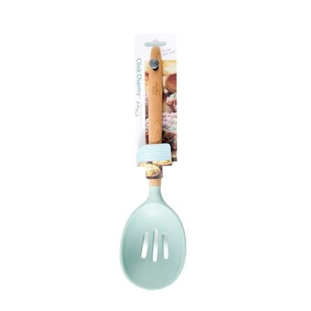 SLOTTED LADLE WITH WOODEN HANDLE ANZO COOK CHARMY SA2978C