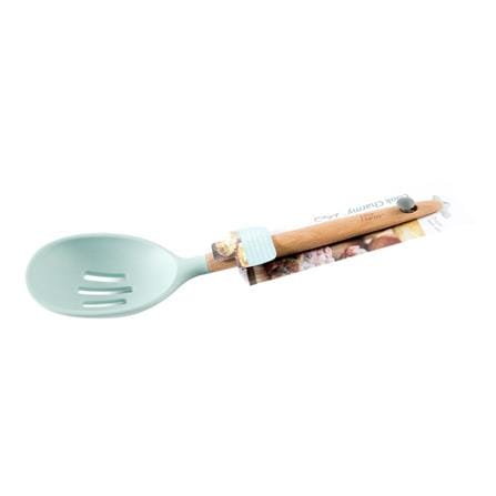 SLOTTED LADLE WITH WOODEN HANDLE ANZO COOK CHARMY SA2978C
