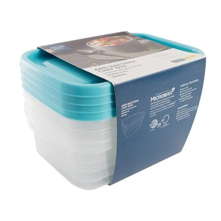 RECTANGULAR FOOD CONTAINER SET MICRON CHEF 6042 4PCS