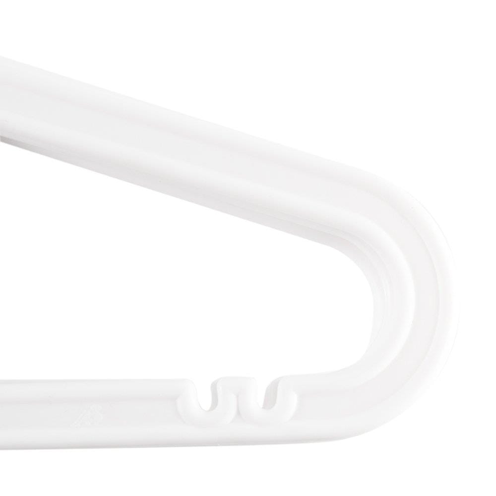 CLOTHES HANGER PLIM H-006 WHITE PACK6