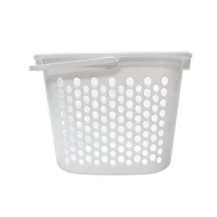 HOMEPRO PLIM LAUNDRY BASKET WITH HANDLE SQUARE 5040 W40.5XD40XH51 CM WHITE