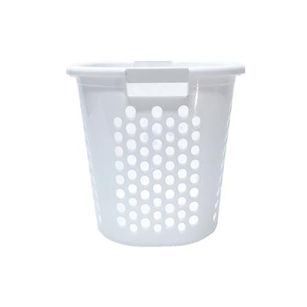 HOMEPRO PLIM LAUNDRY BASKET WITH HANDLE SQUARE 5040 W40.5XD40XH51 CM WHITE